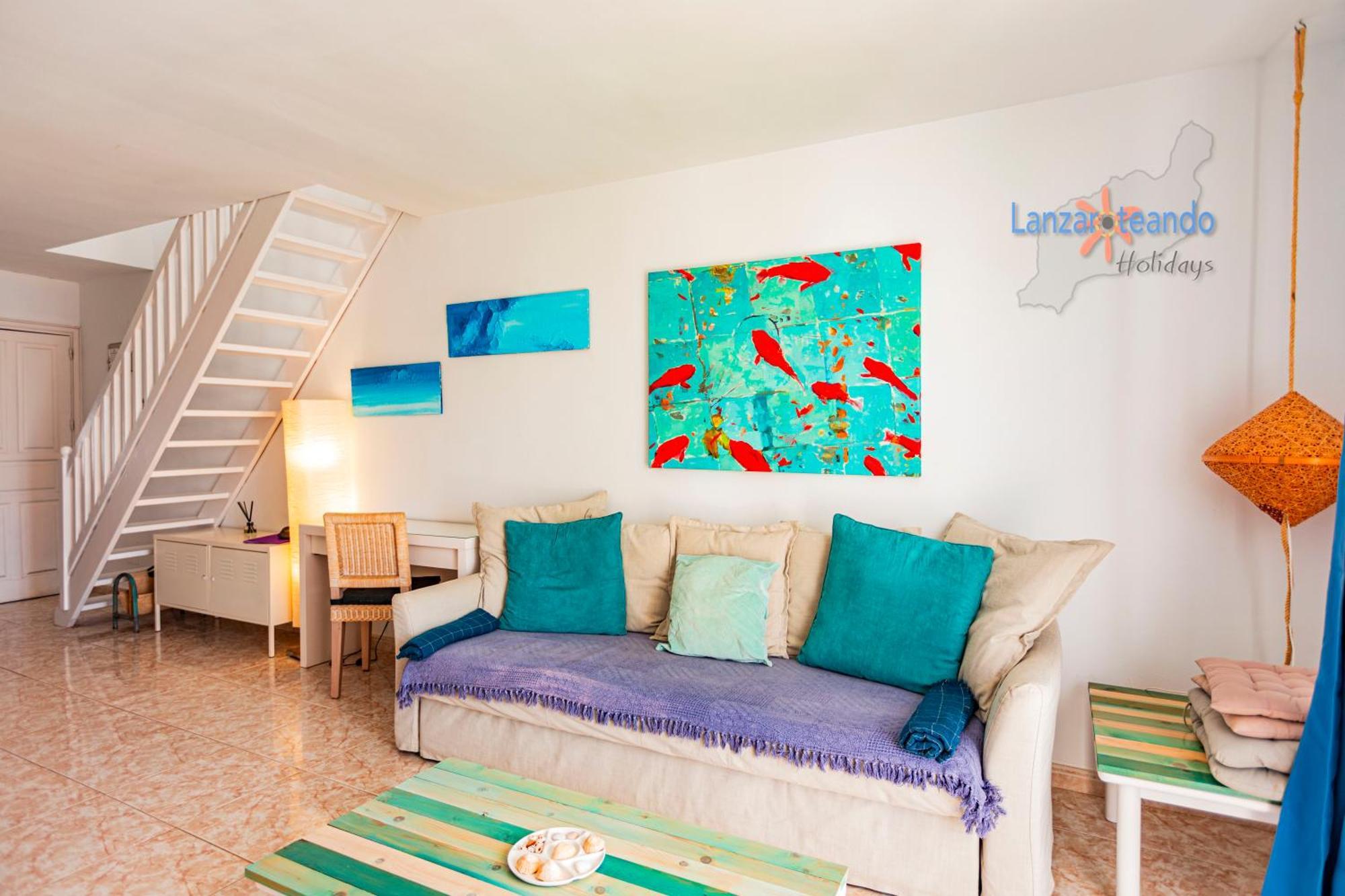 Vivienda Vacacional Sunny - Duplex Apartment 2Beds 2 Baths Коста Тегисе Екстериор снимка