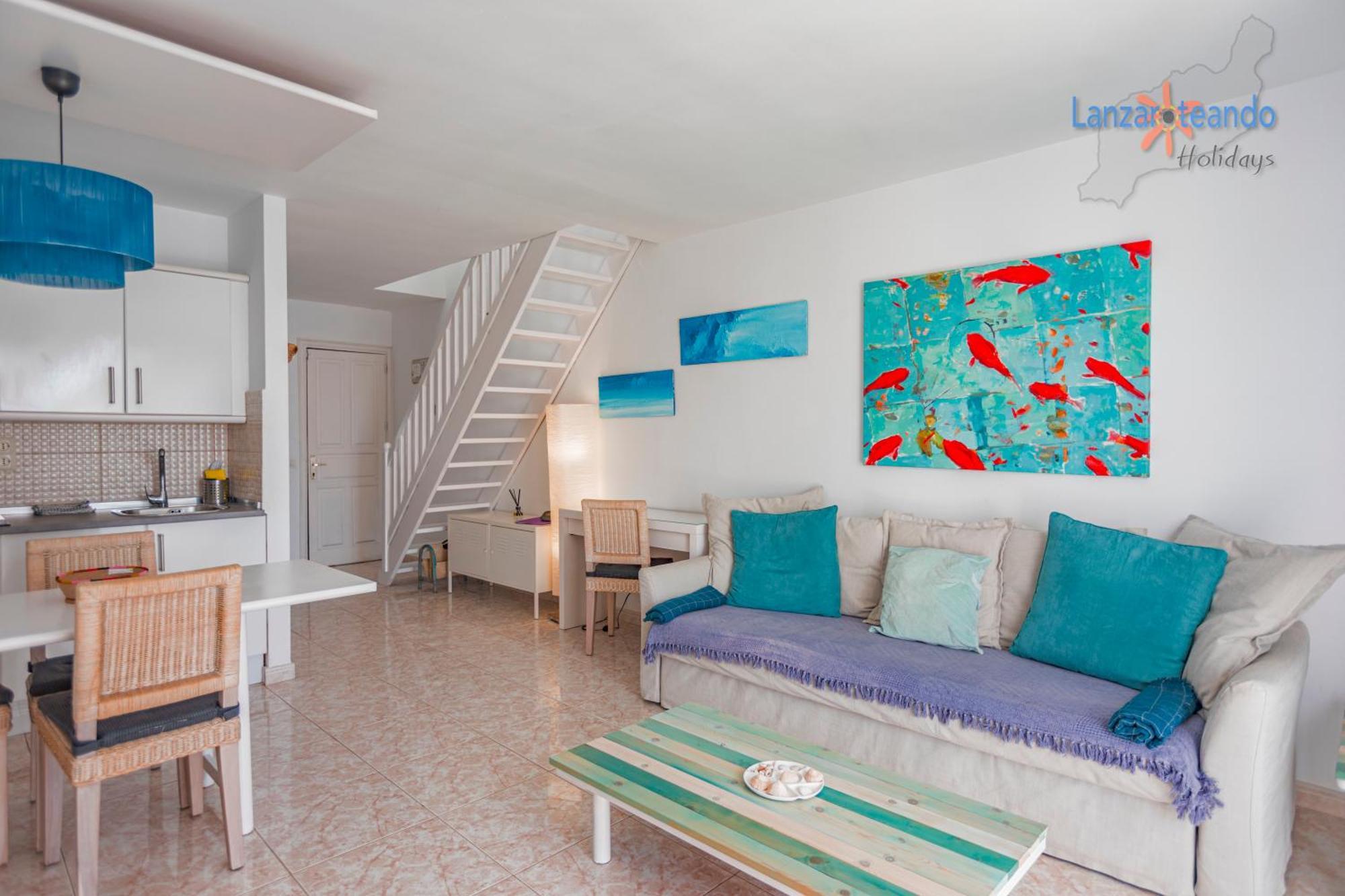 Vivienda Vacacional Sunny - Duplex Apartment 2Beds 2 Baths Коста Тегисе Екстериор снимка
